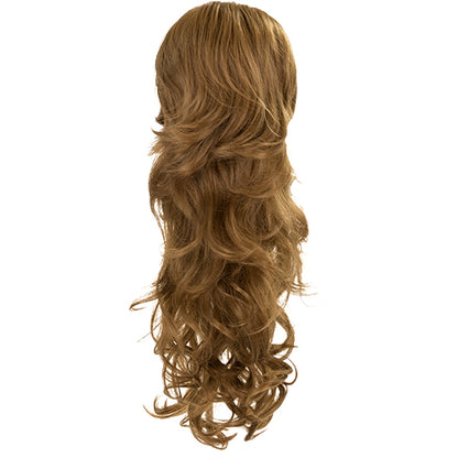 Long Curl with Volume Crown Drawstring Ponytail - Molly