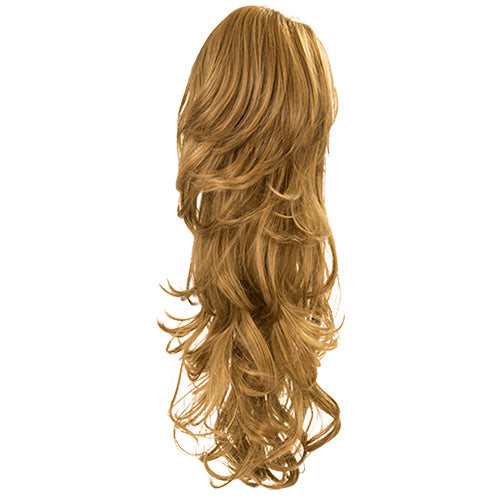 Long Curl with Volume Crown Drawstring Ponytail - Molly