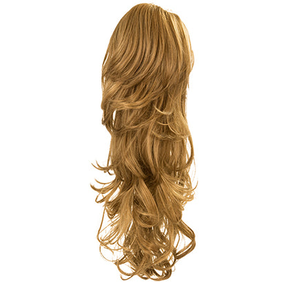 Long Curl with Volume Crown Drawstring Ponytail - Molly