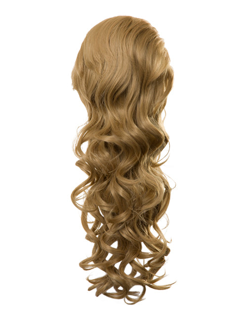 Long Curl with Volume Crown Drawstring Ponytail - Molly