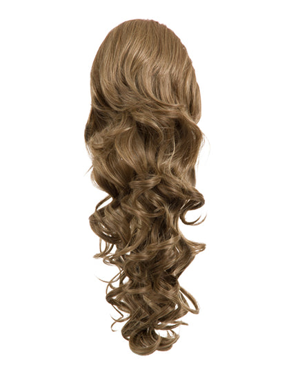 Long Curl with Volume Crown Drawstring Ponytail - Molly