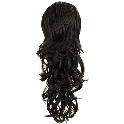 Long Curl with Volume Crown Drawstring Ponytail - Molly