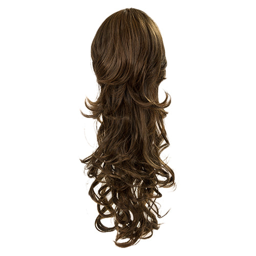 Long Curl with Volume Crown Drawstring Ponytail - Molly