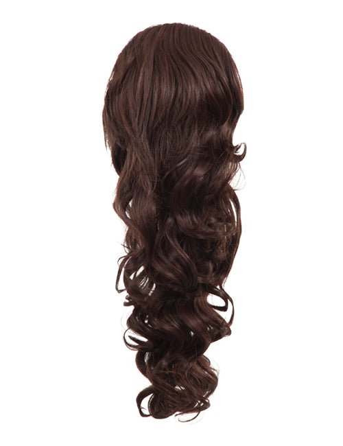 Long Curl with Volume Crown Drawstring Ponytail - Molly