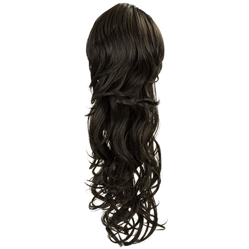 Long Curl with Volume Crown Drawstring Ponytail - Molly