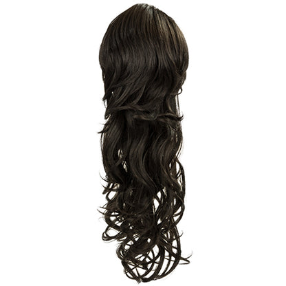 Long Curl with Volume Crown Drawstring Ponytail - Molly