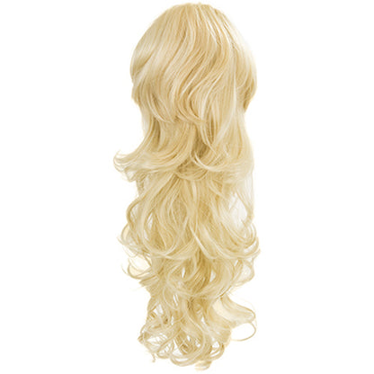 Long Curl with Volume Crown Drawstring Ponytail - Molly