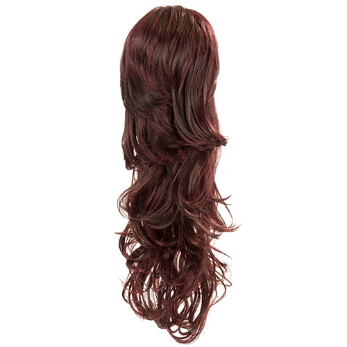 Long Curl with Volume Crown Drawstring Ponytail - Molly