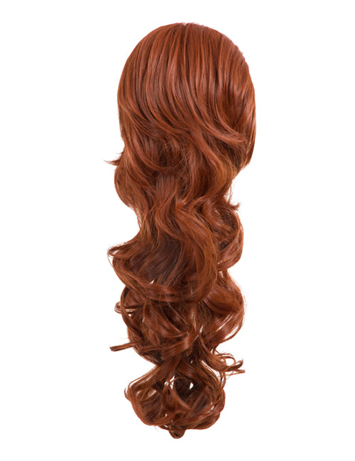 Long Curl with Volume Crown Drawstring Ponytail - Molly