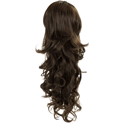 Long Curl with Volume Crown Drawstring Ponytail - Molly