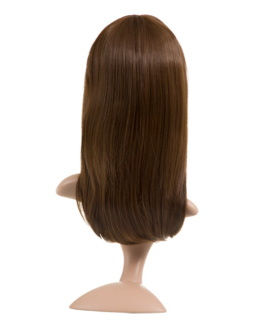 Natalie Natural Straight Side Fringe Full Head Wig
