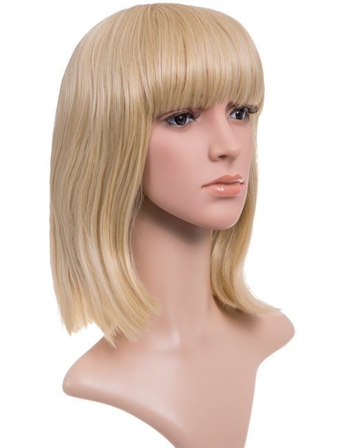 Nicole Shoulder Length Full Fringe Bob Full Head Wig