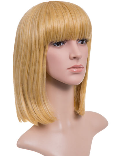 Nicole Shoulder Length Full Fringe Bob Full Head Wig
