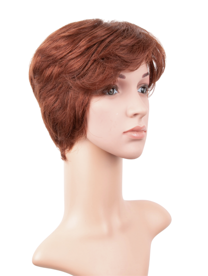 Sarah - Short Pixie Cut Human Hair Full Head Wig