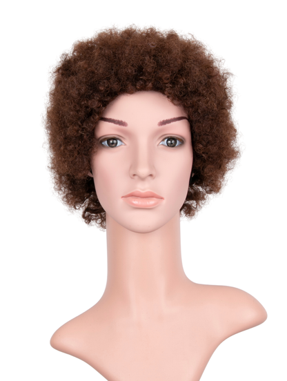Afro Human Hair Wig - Short 5"