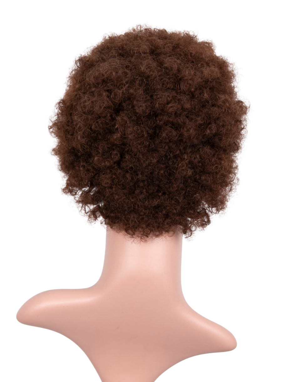 Afro Human Hair Wig - Short 5"