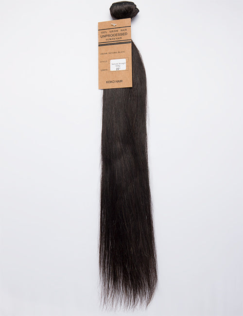 Straight Bundle 100g Virgin India Human Hair Weave Extensions