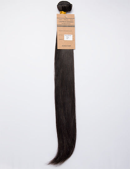 Straight Bundle 100g Virgin India Human Hair Weave Extensions
