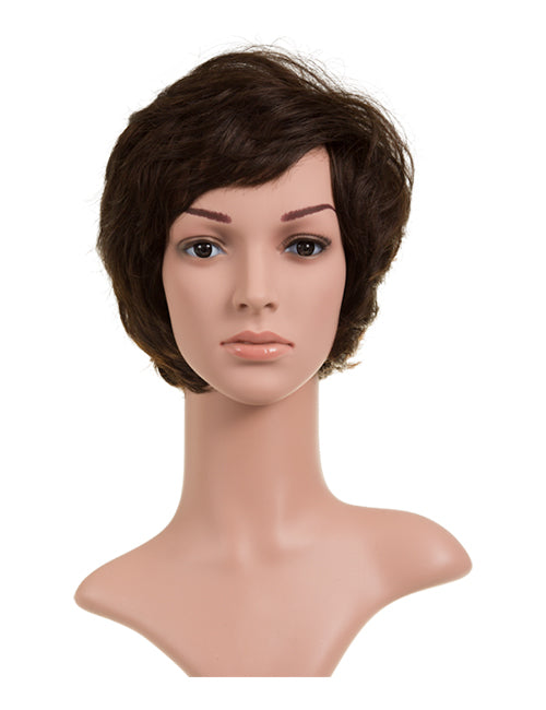 Sarah - Short Pixie Cut Human Hair Full Head Wig