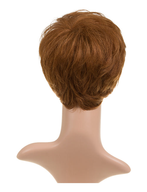 Sarah - Short Pixie Cut Human Hair Full Head Wig