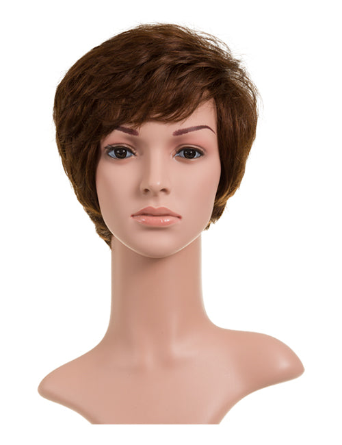 Sarah - Short Pixie Cut Human Hair Full Head Wig