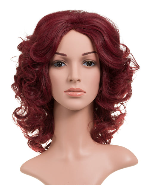 Tina Retro Short Curly Full Head Wig
