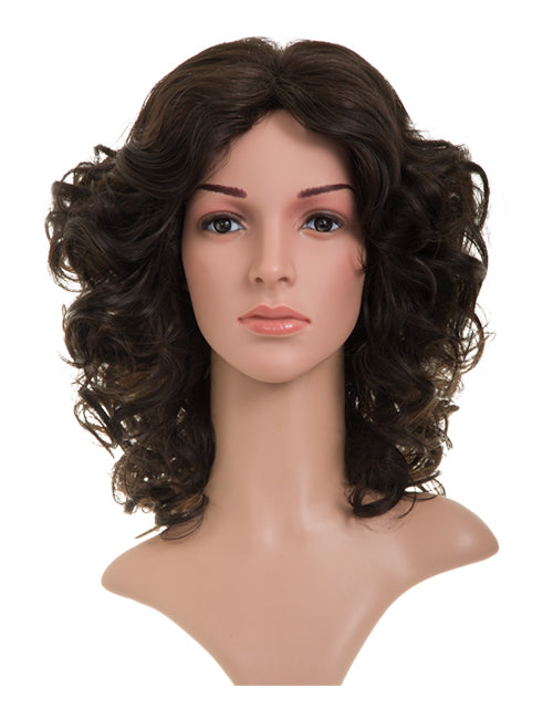 Tina Retro Short Curly Full Head Wig