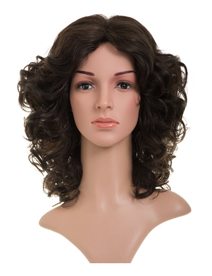 Tina Retro Short Curly Full Head Wig