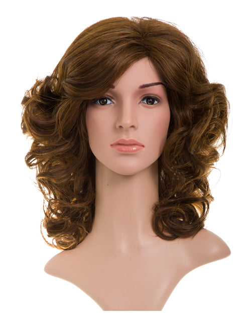 Tina Retro Short Curly Full Head Wig