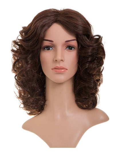 Tina Retro Short Curly Full Head Wig