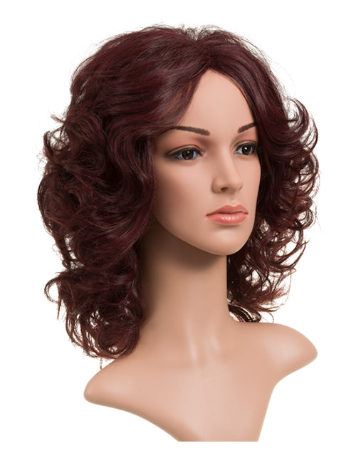 Tina Retro Short Curly Full Head Wig