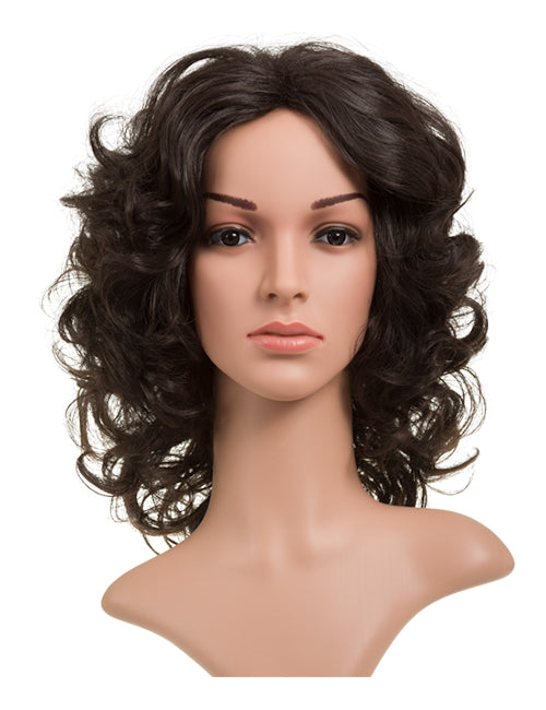 Tina Retro Short Curly Full Head Wig