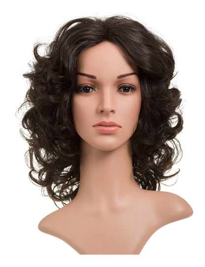 Tina Retro Short Curly Full Head Wig