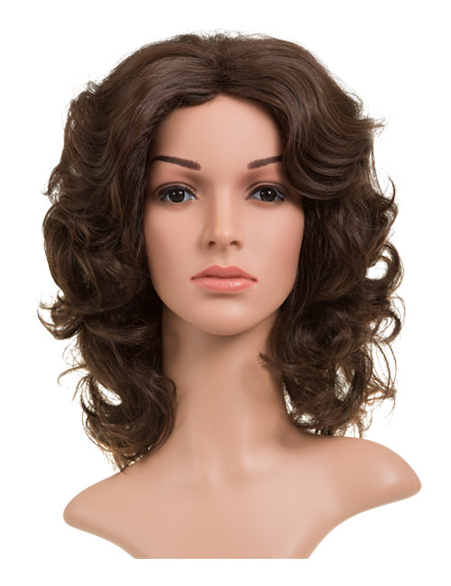 Tina Retro Short Curly Full Head Wig