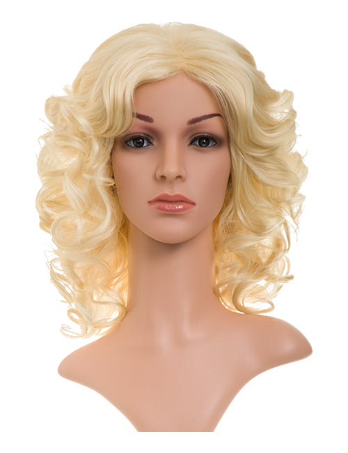 Tina Retro Short Curly Full Head Wig