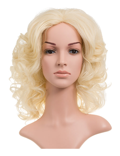 Tina Retro Short Curly Full Head Wig