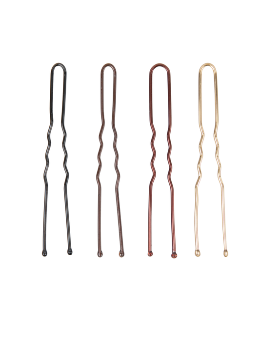 U Shaped Hair Pins - 4 Colours
