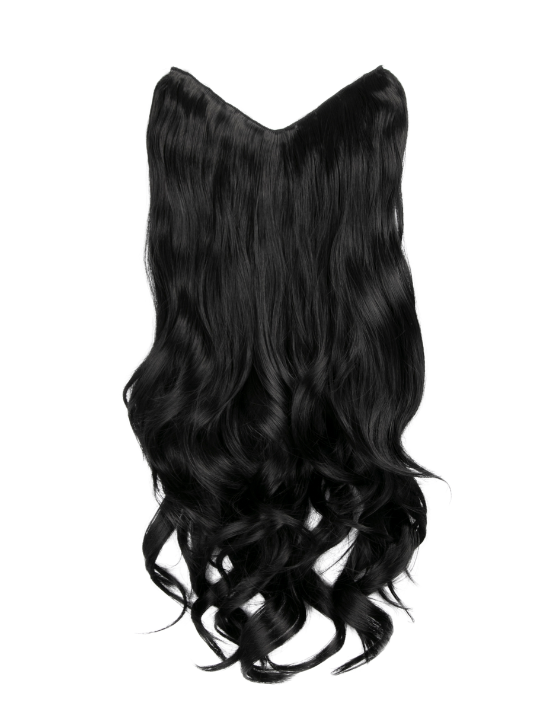 Premium Synthetic Fibre V-Shaped One Piece 22″ Curly Clip-In Hair Extensions