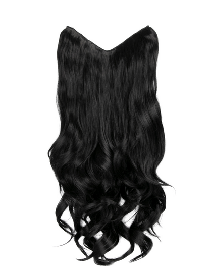 Premium Synthetic Fibre V-Shaped One Piece 22″ Curly Clip-In Hair Extensions