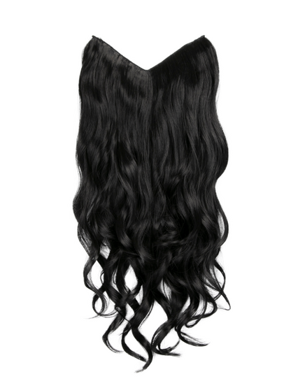 Premium Synthetic Fibre V-Shaped One Piece 22″ Curly Clip-In Hair Extensions