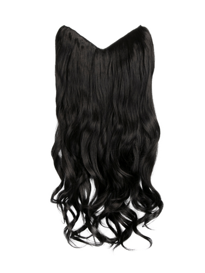 Premium Synthetic Fibre V-Shaped One Piece 22″ Curly Clip-In Hair Extensions