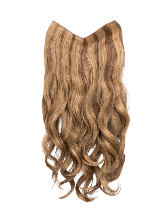 Premium Synthetic Fibre V-Shaped One Piece 22″ Curly Clip-In Hair Extensions