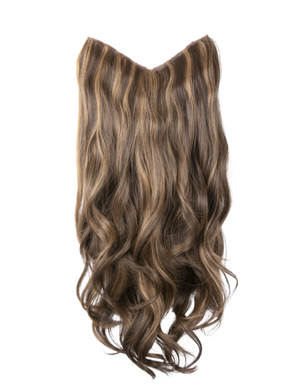 Premium Synthetic Fibre V-Shaped One Piece 22″ Curly Clip-In Hair Extensions