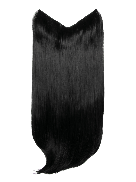 V-Shaped One Piece 20″ Straight Synthetic Clip-In Hair Extensions