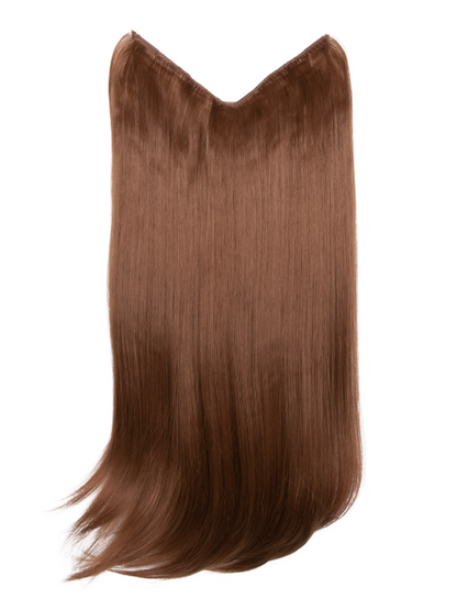 V-Shaped One Piece 20″ Straight Synthetic Clip-In Hair Extensions