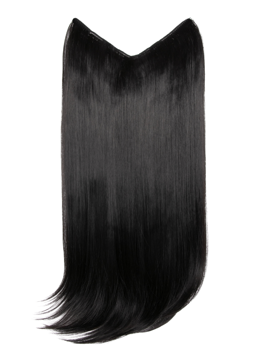 V-Shaped One Piece 20″ Straight Synthetic Clip-In Hair Extensions