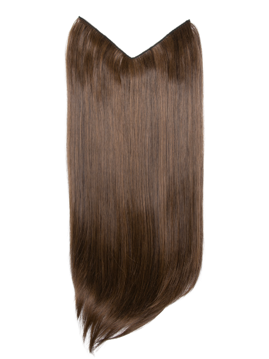 V-Shaped One Piece 20″ Straight Synthetic Clip-In Hair Extensions