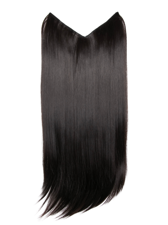 V-Shaped One Piece 20″ Straight Synthetic Clip-In Hair Extensions