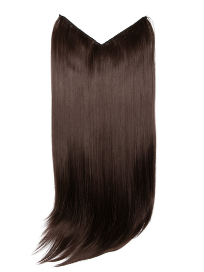 V-Shaped One Piece 20″ Straight Synthetic Clip-In Hair Extensions