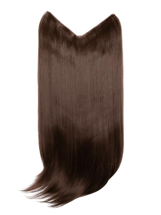 V-Shaped One Piece 20″ Straight Synthetic Clip-In Hair Extensions